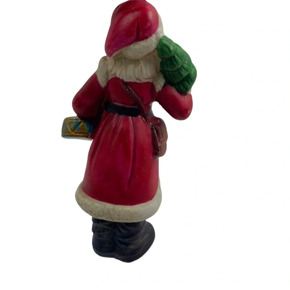Christmas Ornaments Set of 3 Retro  Holidays Ceramic